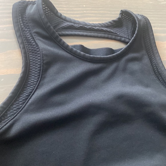 Champion C216 Womens Medium Black Racerback Vented Wire Free Sports - Picture 4 of 5